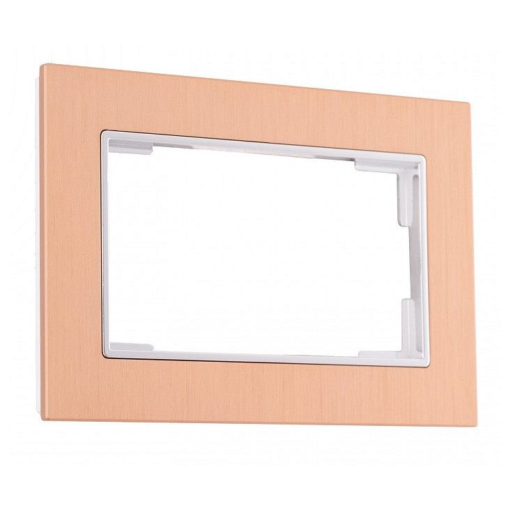 Рамка для двойной розетки arte milano am-503.12 503.12-double.pink